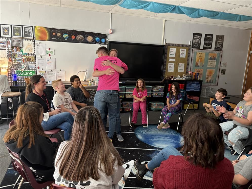 Students at Whitehall Elementary School recognize Bullying Prevention Month with Sweethearts&Heroes
