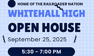  Whitehall Jr.-Sr. High School to Host Open House on Thursday, 9/25